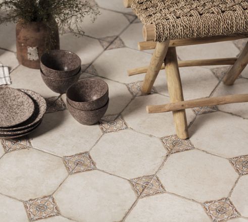 Artisan floor tiles